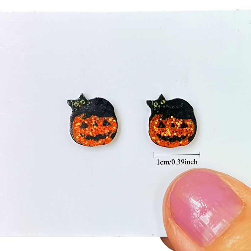 Halloween Mini Sparkly Stud Earrings Set